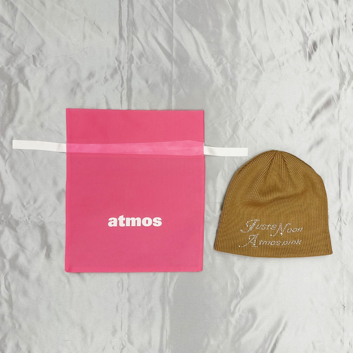 ATMOS PINK GIFT WRAPPING BAG NEW M ピンク 21FA-Iの画像