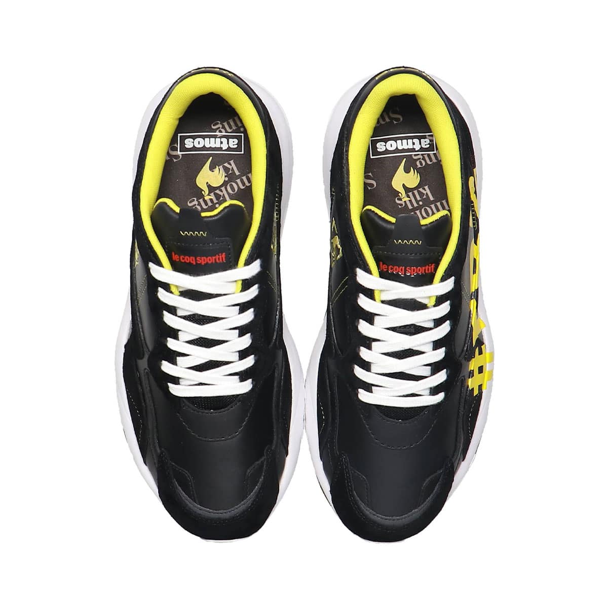 le coq sportif LCS R888 LEA FR2 BLACK/YELLOW 22SS-I