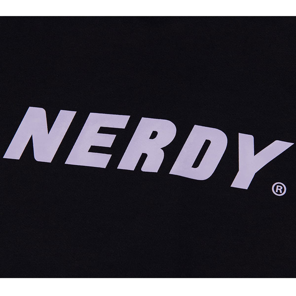 NERDY Big Logo Pullover Hoodie BLACK 21HO-Iの画像