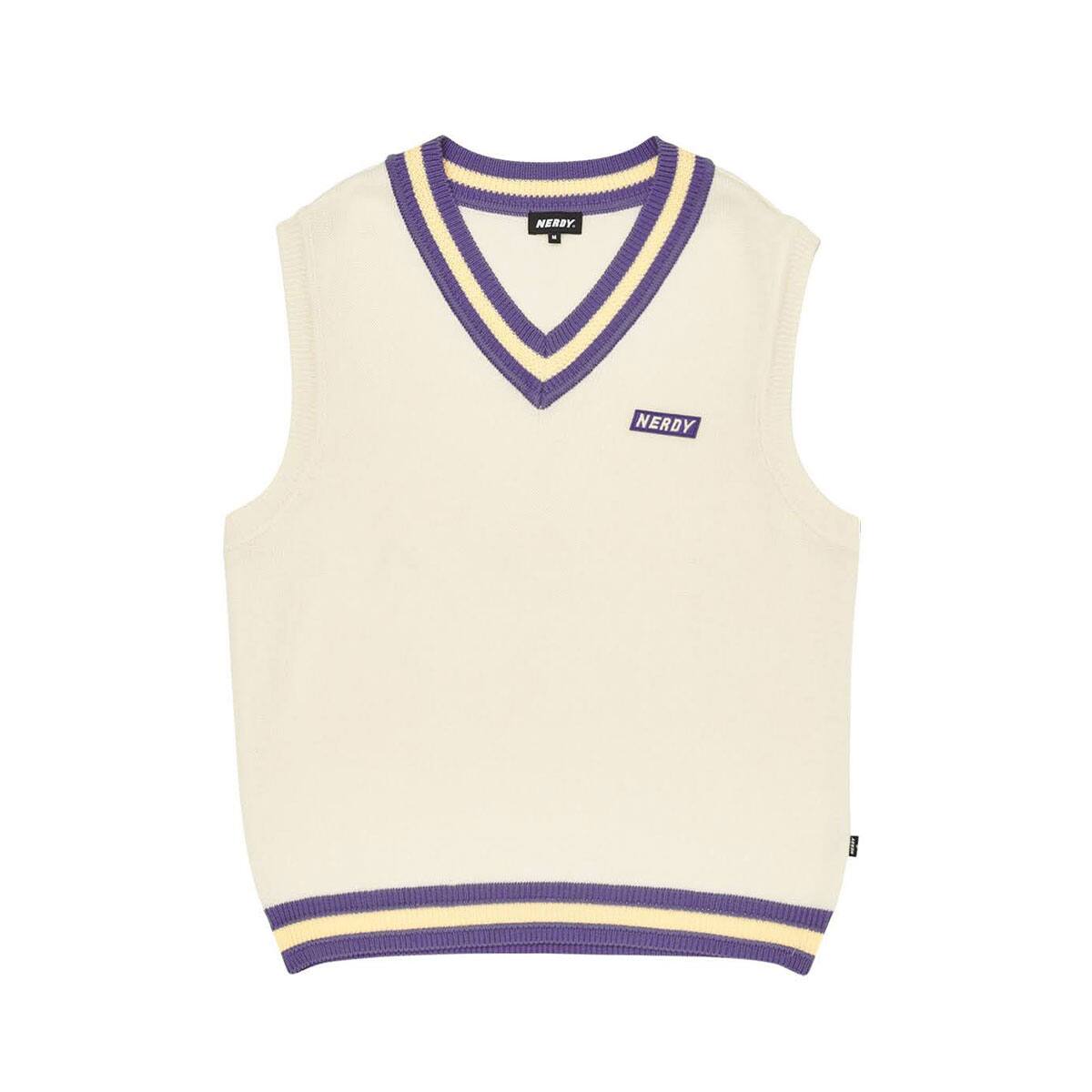 NERDY Essential Sweater Vest CREAM 22SU-Iの画像