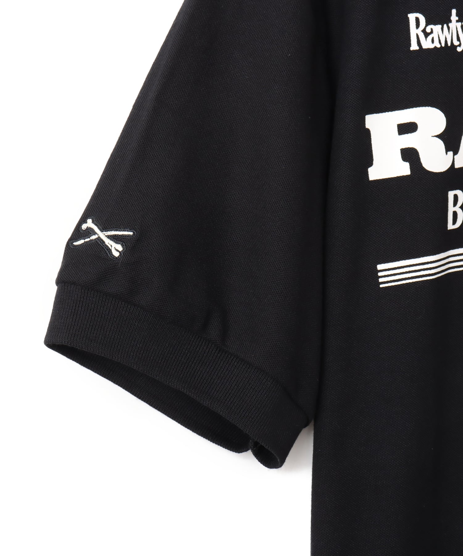 RawTypeRiot x RWB x Atmos Polo Shirt BLACKの画像