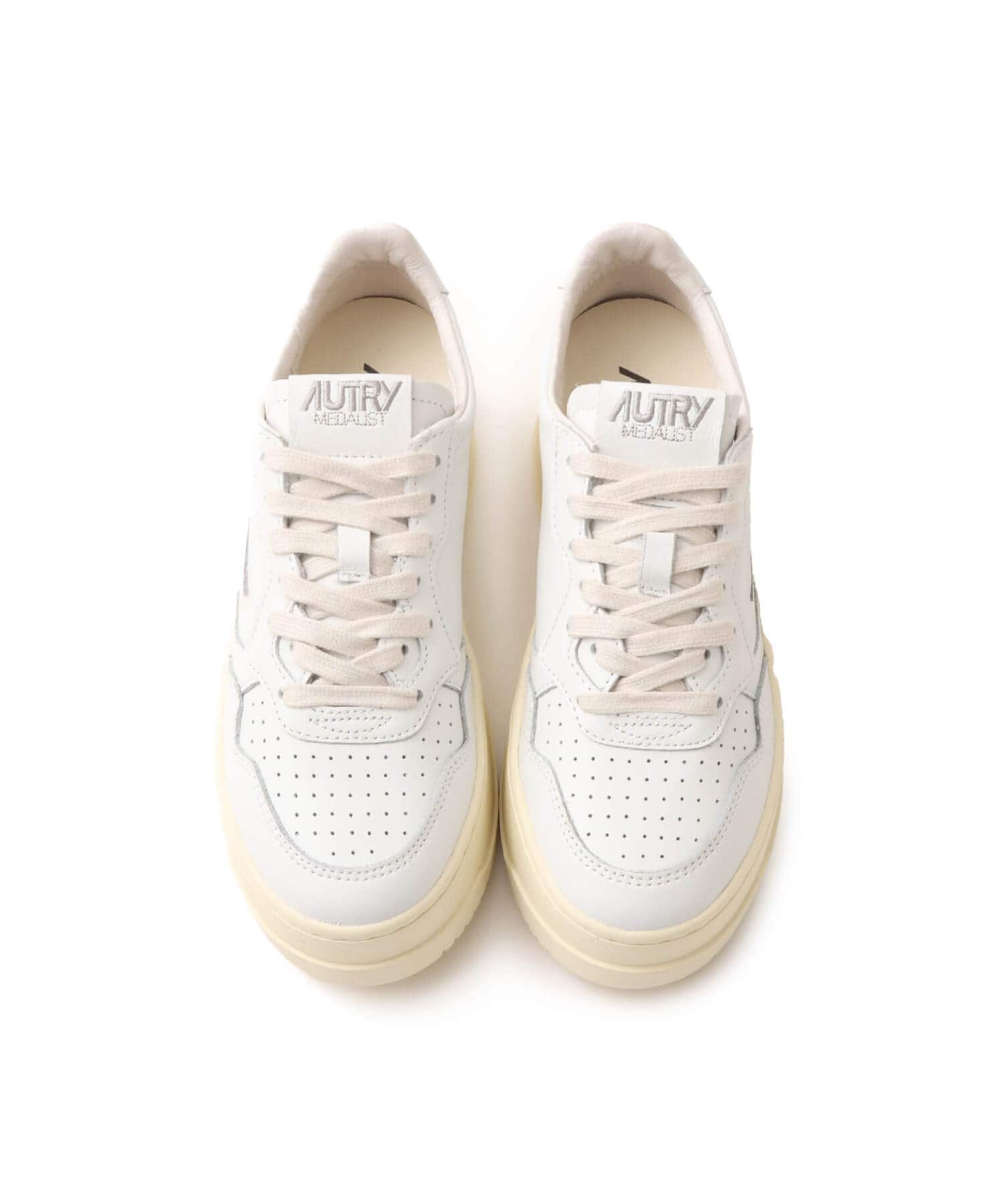 AUTRY PLATFORM LOW WOM WHITEの画像