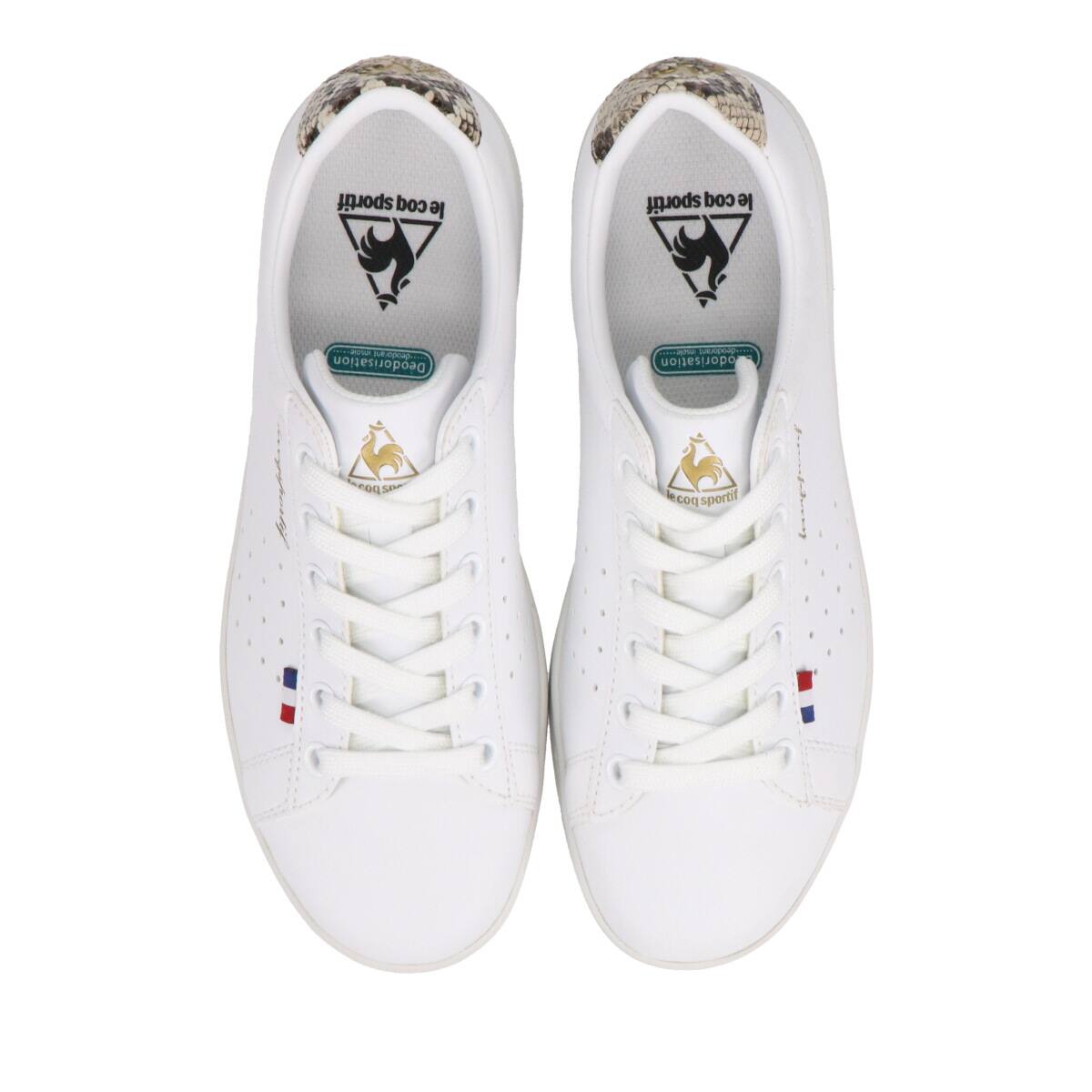 le coq sportif LA ROLAND SL W ホワイトパイソン 21SS-Iの画像