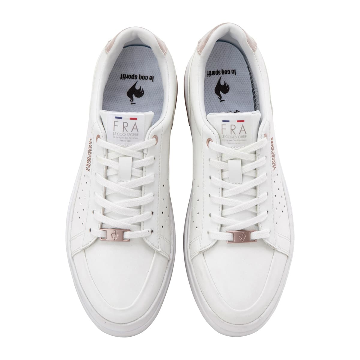 le coq sportif LA SEVRES PF ホワイト / ピンクシェル 23FW-I
