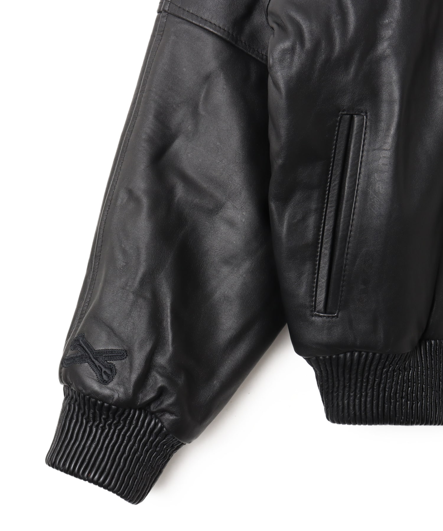 RawTypeRiot x RWB x Atmos Leather Jacket BLACKの画像