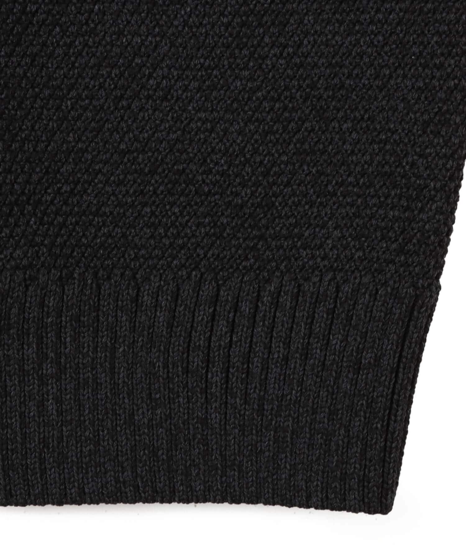 nanamica Crew Neck Sweater Blackの画像