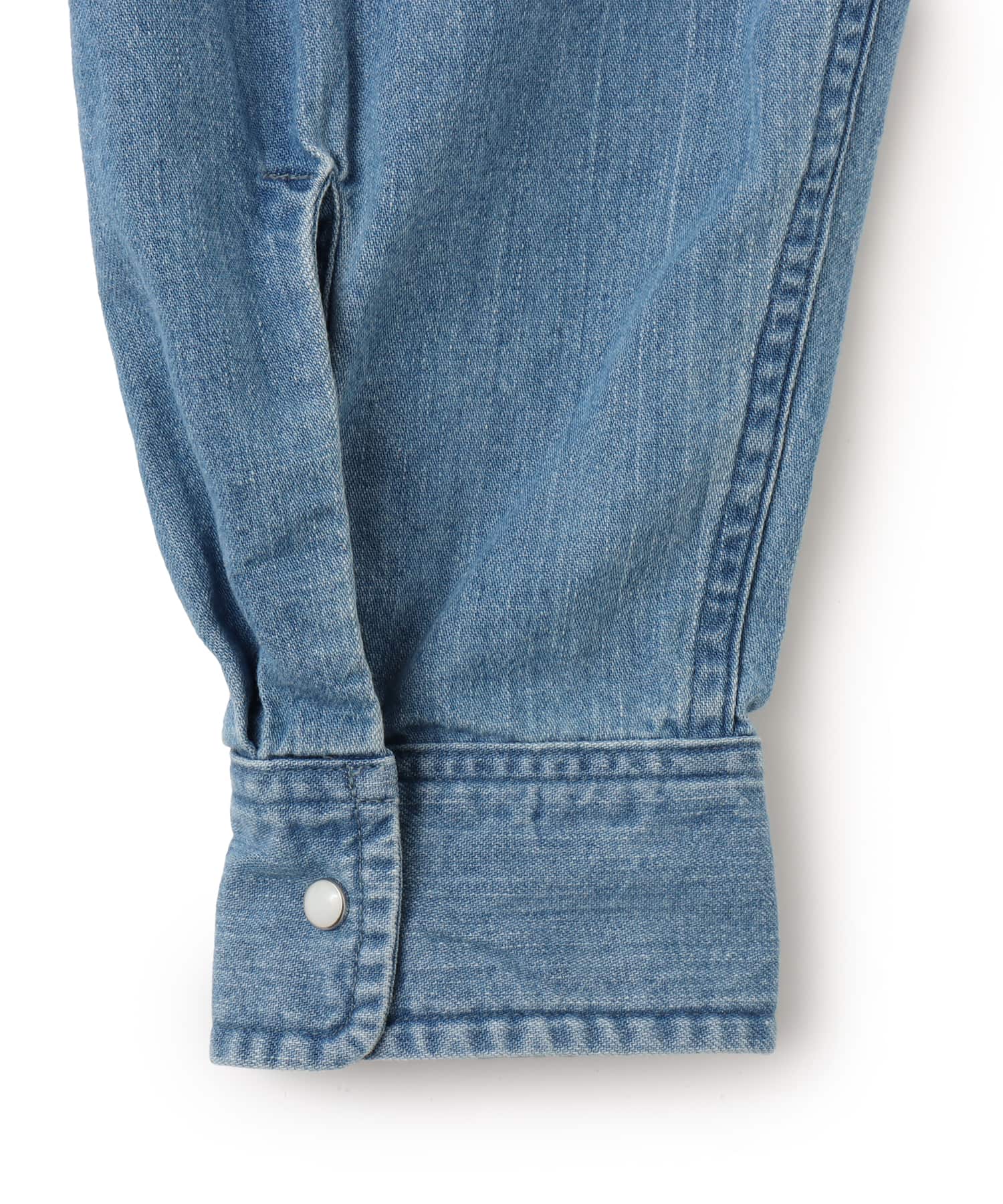nanamica Regular Collar Light Denim Shirt Indigo（ナナミカ