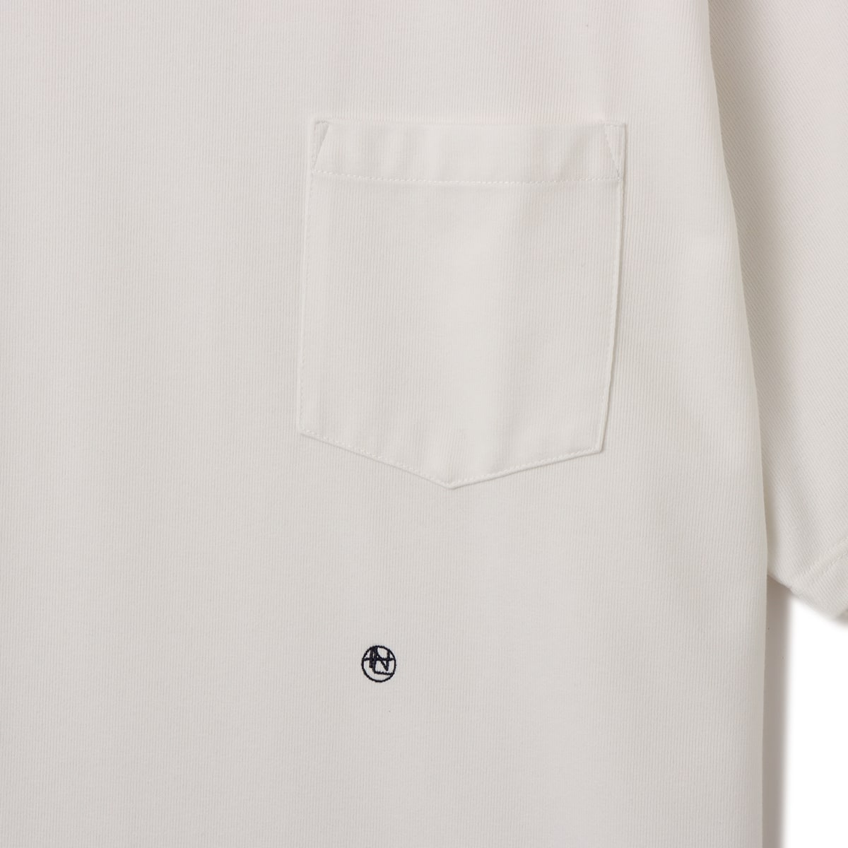 nanamica COOLMAX Jersey Pocket Tee Whiteの画像