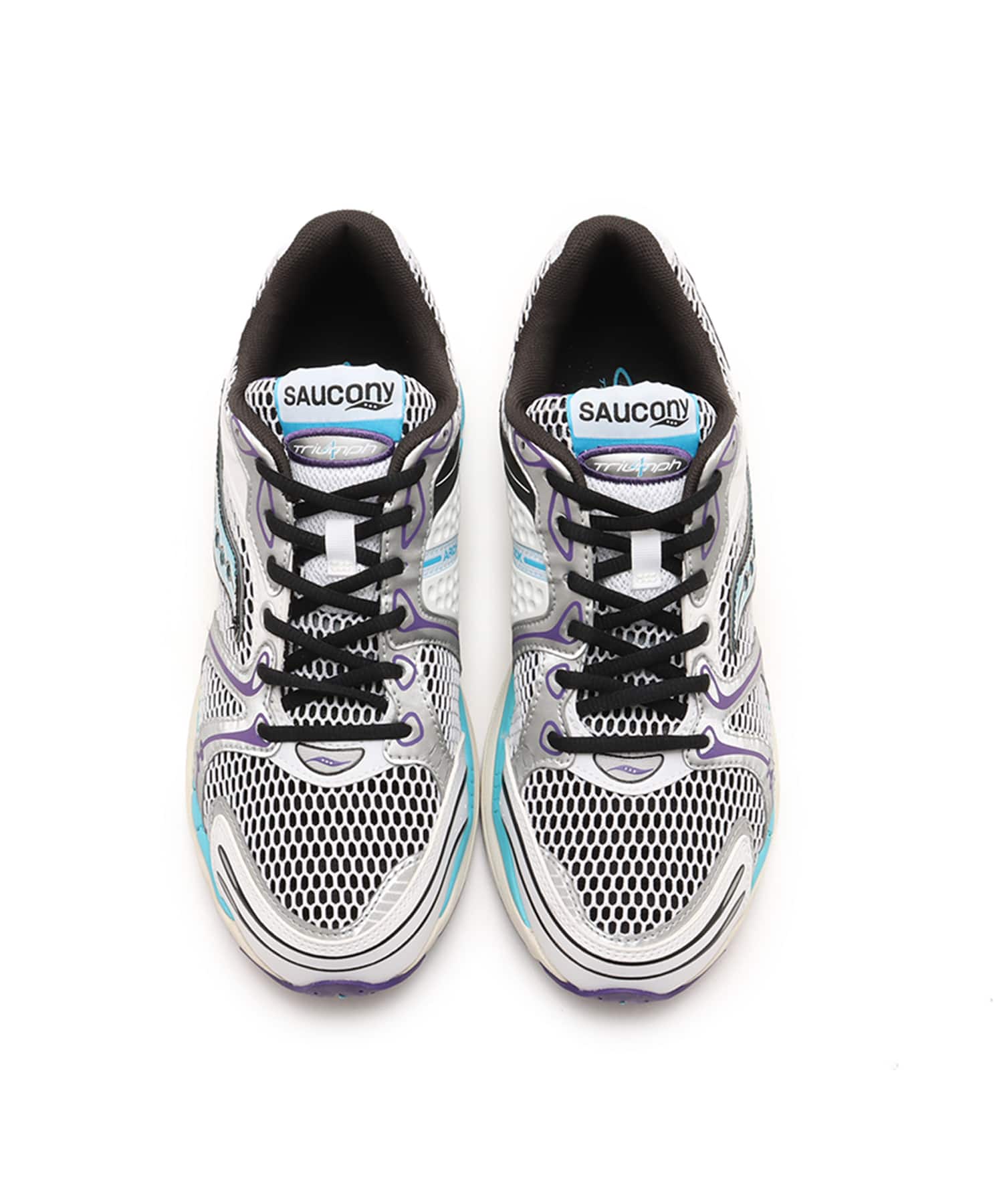 Saucony PROGRID TRIUMPH 4 WHITE/BLUEの画像