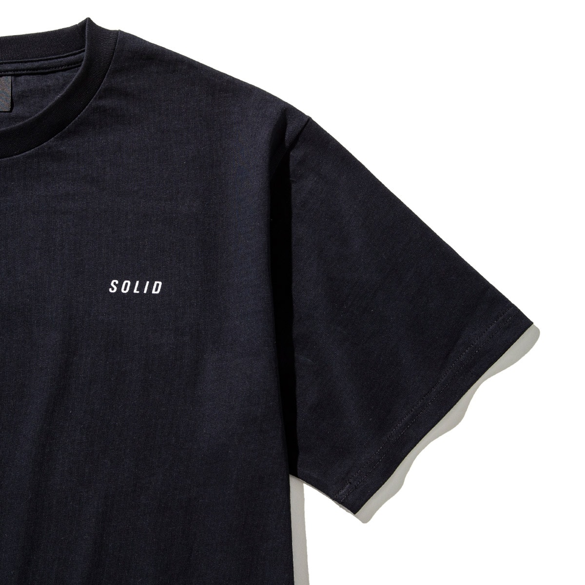 SOLID ASTRONAUT BACK PRINT T-SHIRT BLACK 21SU-Iの画像