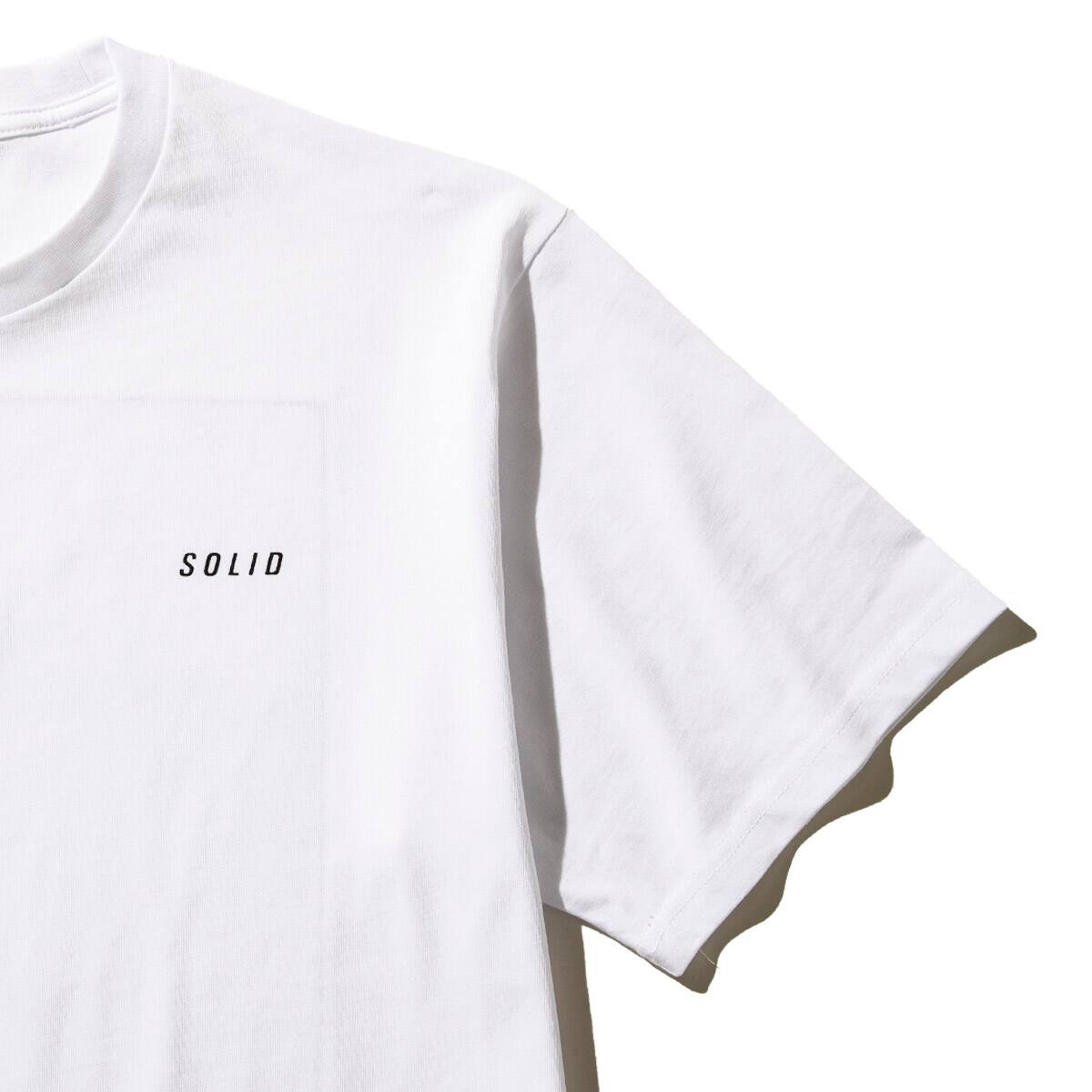 SOLID ASTRONAUT BACK PRINT T-SHIRT WHITE 21SU-Iの画像