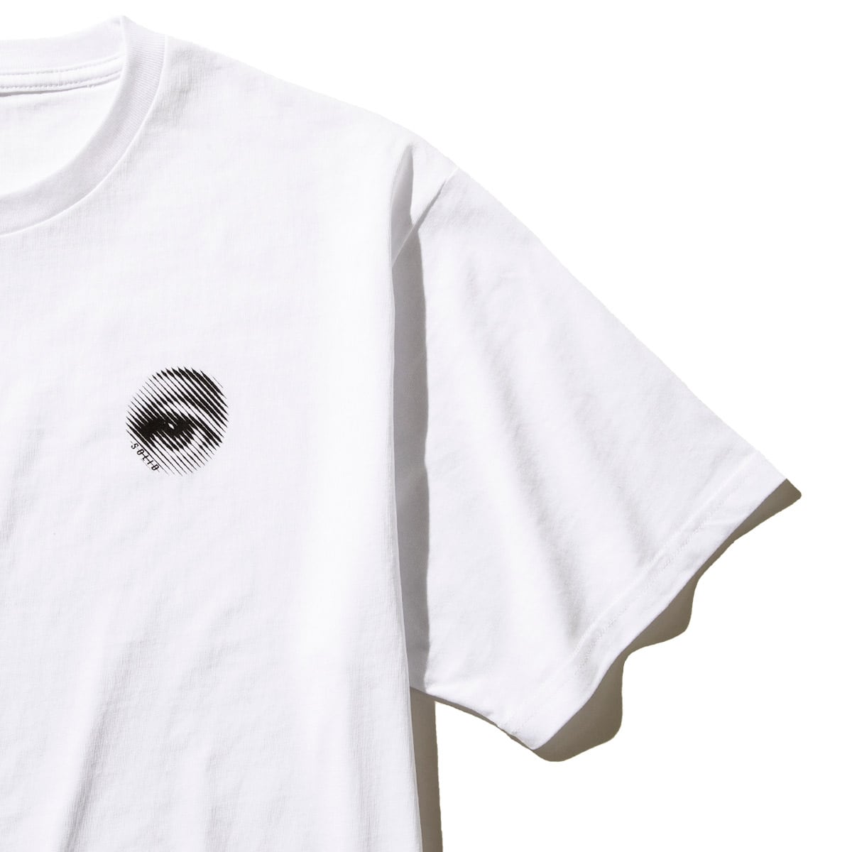 SOLID BIG EYE T-SHIRT WHITE 21SU-Iの画像