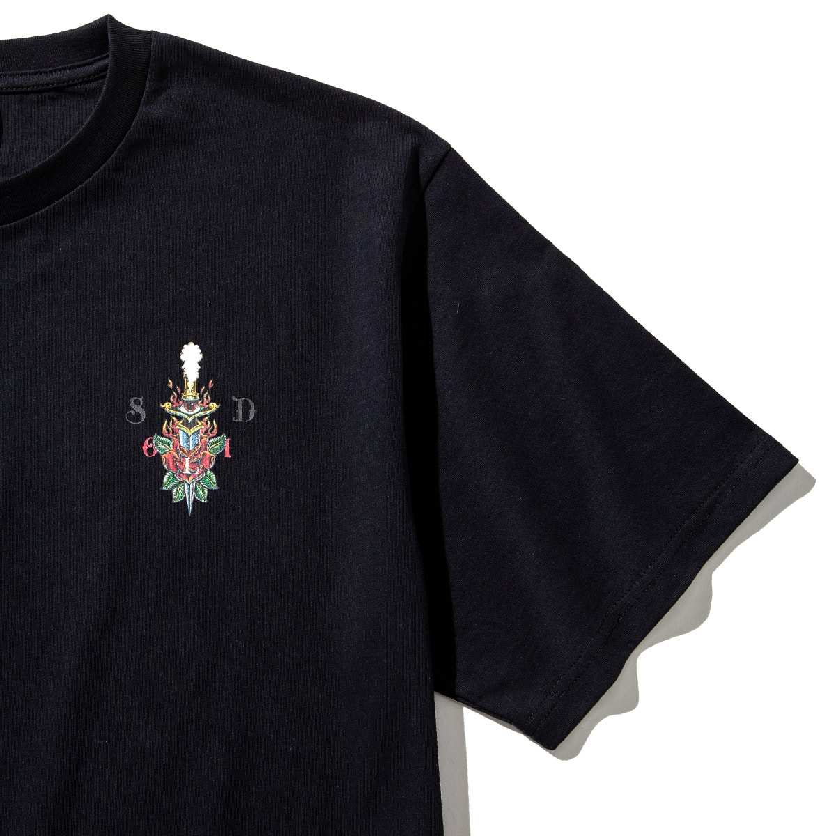 SOLID Atsuo Higuchi DESIGN T-SHIRT BLACK 21SU-Iの画像