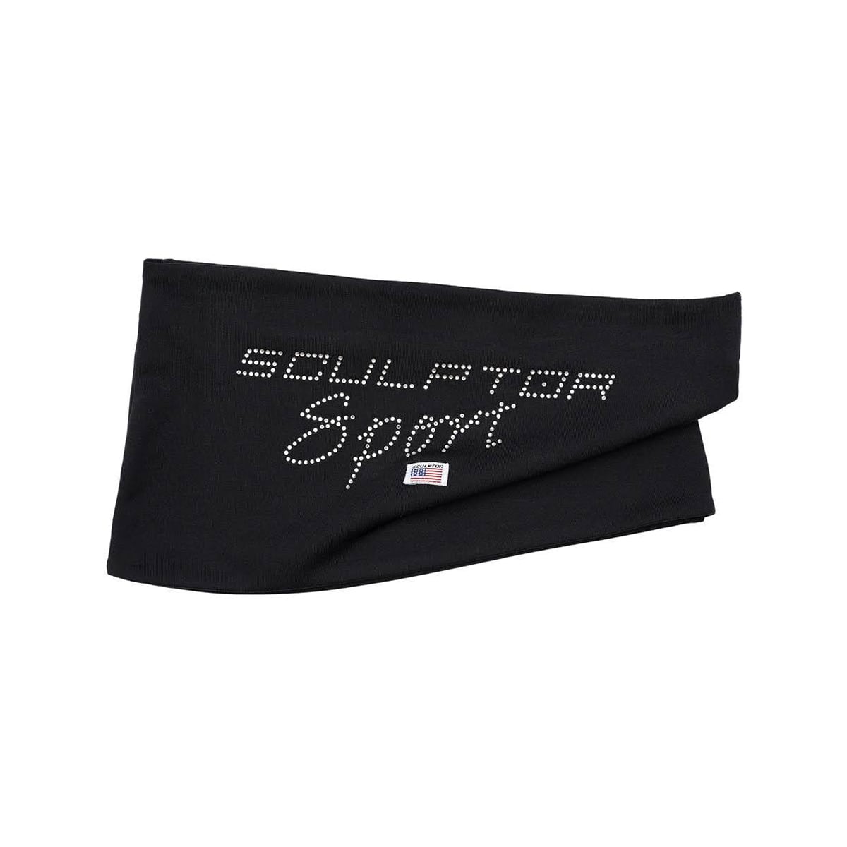 SCULPTOR Sports Logo Hotfix Tube Top BLACK 22SU-I（スカルプ