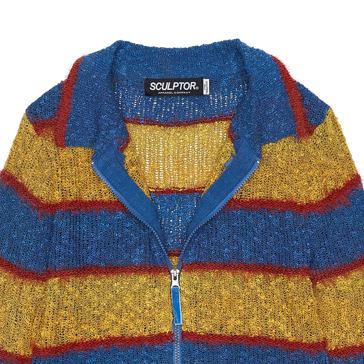 SCULPTOR Mixed Yarn Cllared Cardigan YELLOW 22SU-I