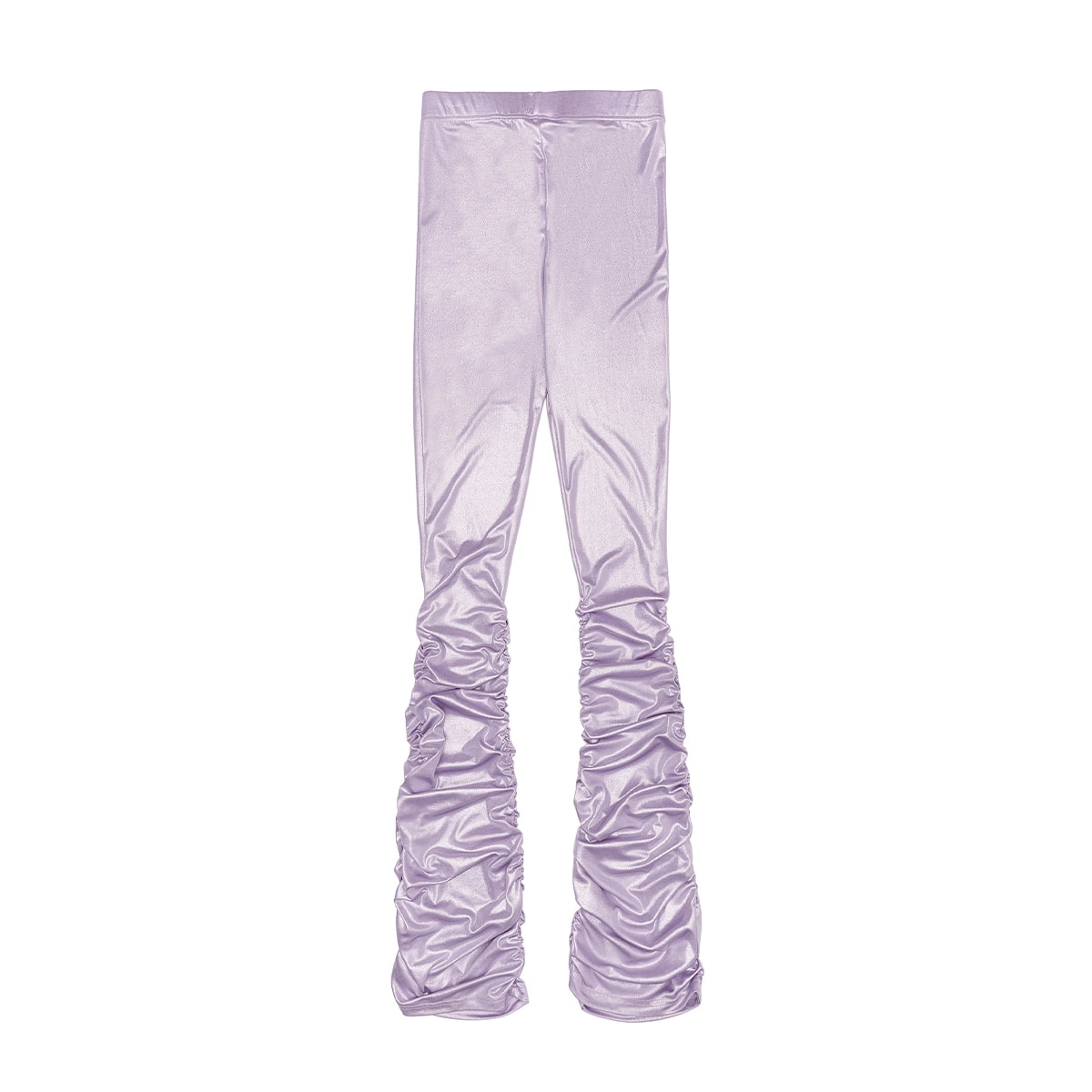 SCULPTOR Glossy Shirring Leggings LIGHT PURPLE 22FA-Iの画像
