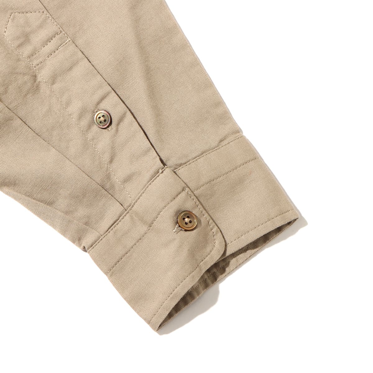 snow peak OG Cotton Poplin BD Shirt Beige 22FA-Iの画像