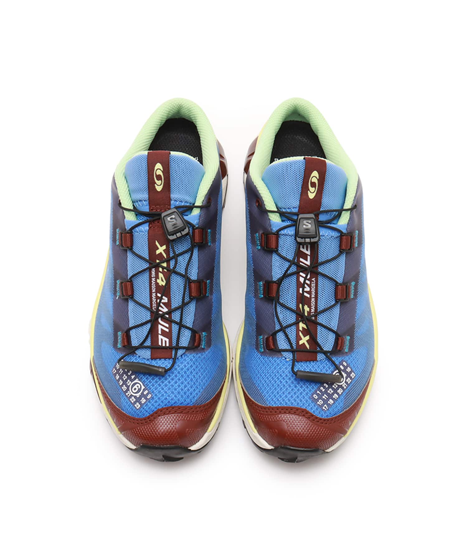 MM6 x SALOMON XT-4 ミュール Ultramari/Rum Raisi/Yellow Iris