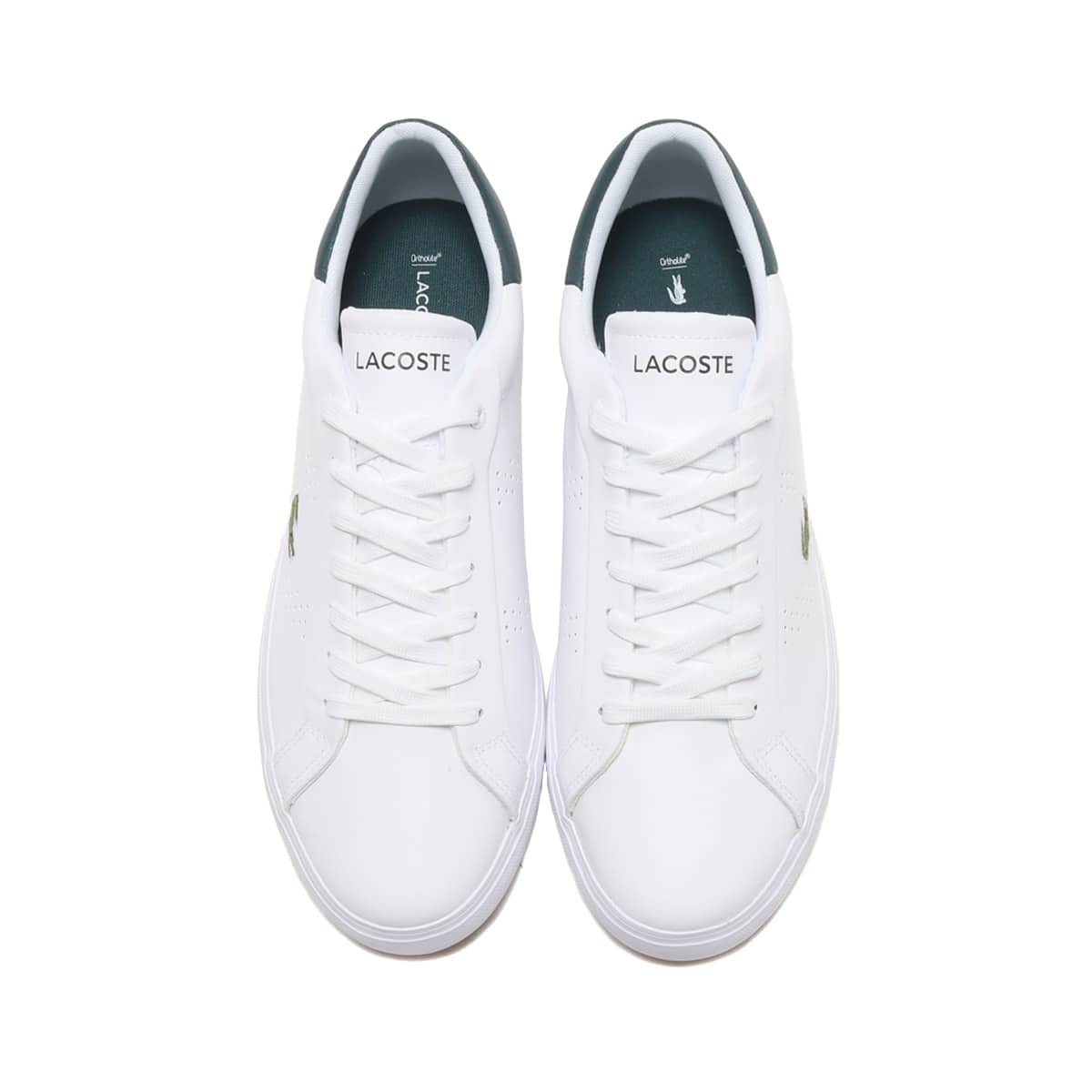 LACOSTE POWERCOURT 2.0 0321 WHITE/DK.GREEN 21FA-Iの画像