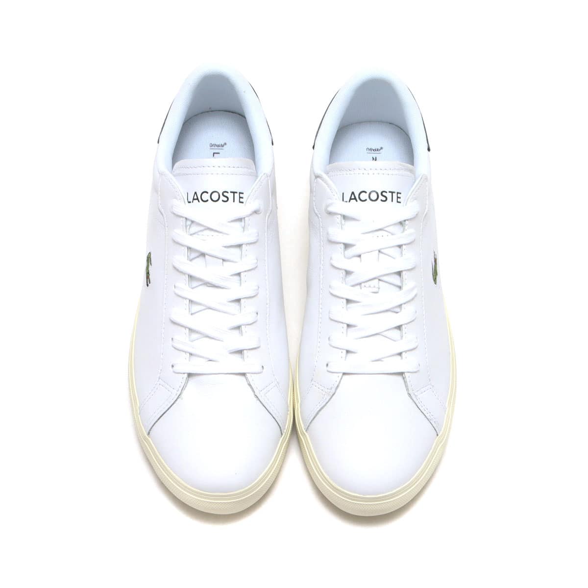 LACOSTE POWERCOURT 0721 WHT/DK GRN 22SU-Iの画像