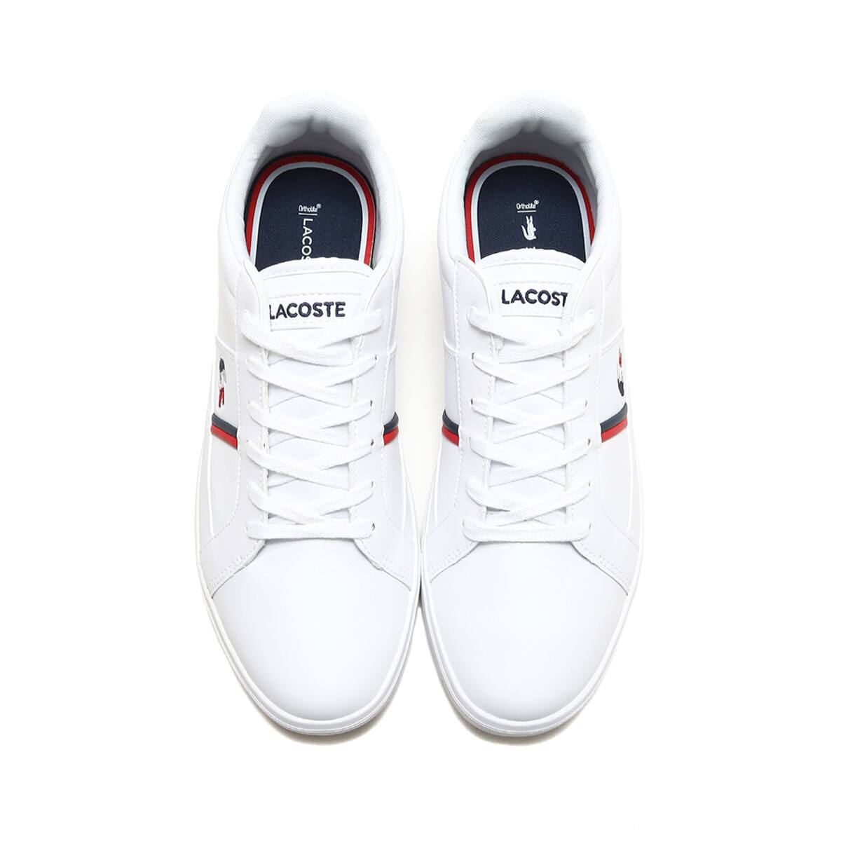 LACOSTE EUROPA TRI 1 WHT/NVY/RED 22SU-Iの画像