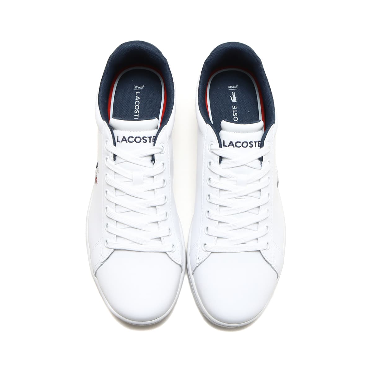 LACOSTE CARNABY EVO TRI 1 WHT/NVY/RED 22SU-Iの画像