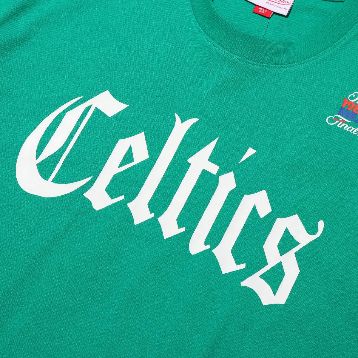 Mitchell & Ness Old English T-Shirts - BOS.Celtics GREEN 19FW-Iの画像