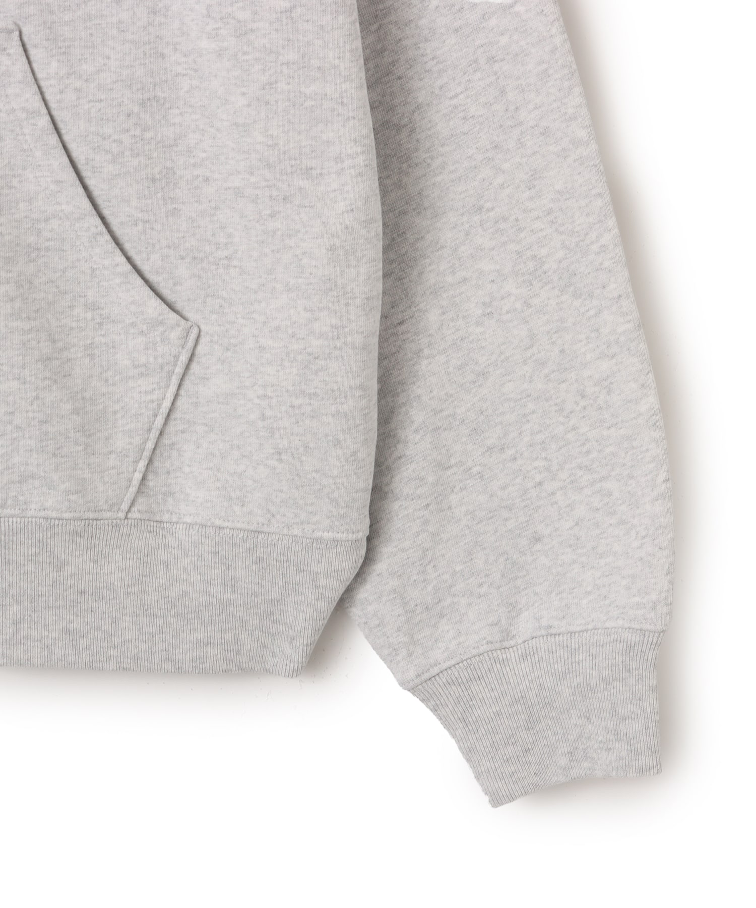 SPORTY＆RICH Heritage Yankees Serif Zip Hoodie Heather Grayの画像