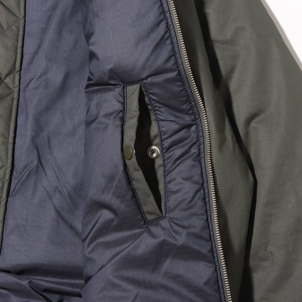 nanamica Insulation Varsity Jacket Moss Green 23FA-Iの画像