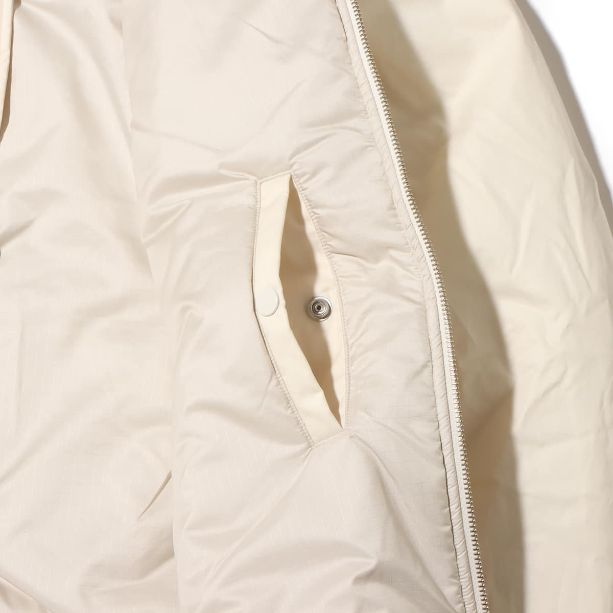 nanamica Insulation Varsity Jacket Natural 23FA-Iの画像