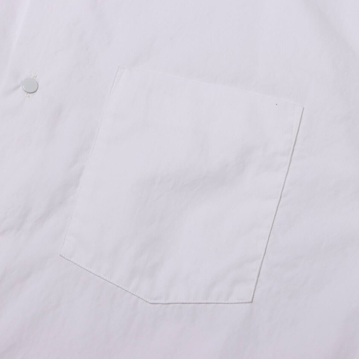 nanamica Regular Collar Wind H/S Shirt Off White 23SP-Iの画像