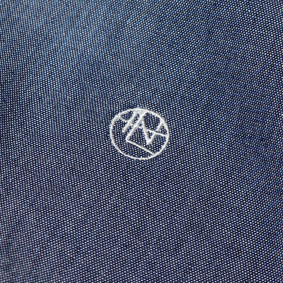 nanamica Regular Collar Chambray Shirt Indigo 23SP-Iの画像