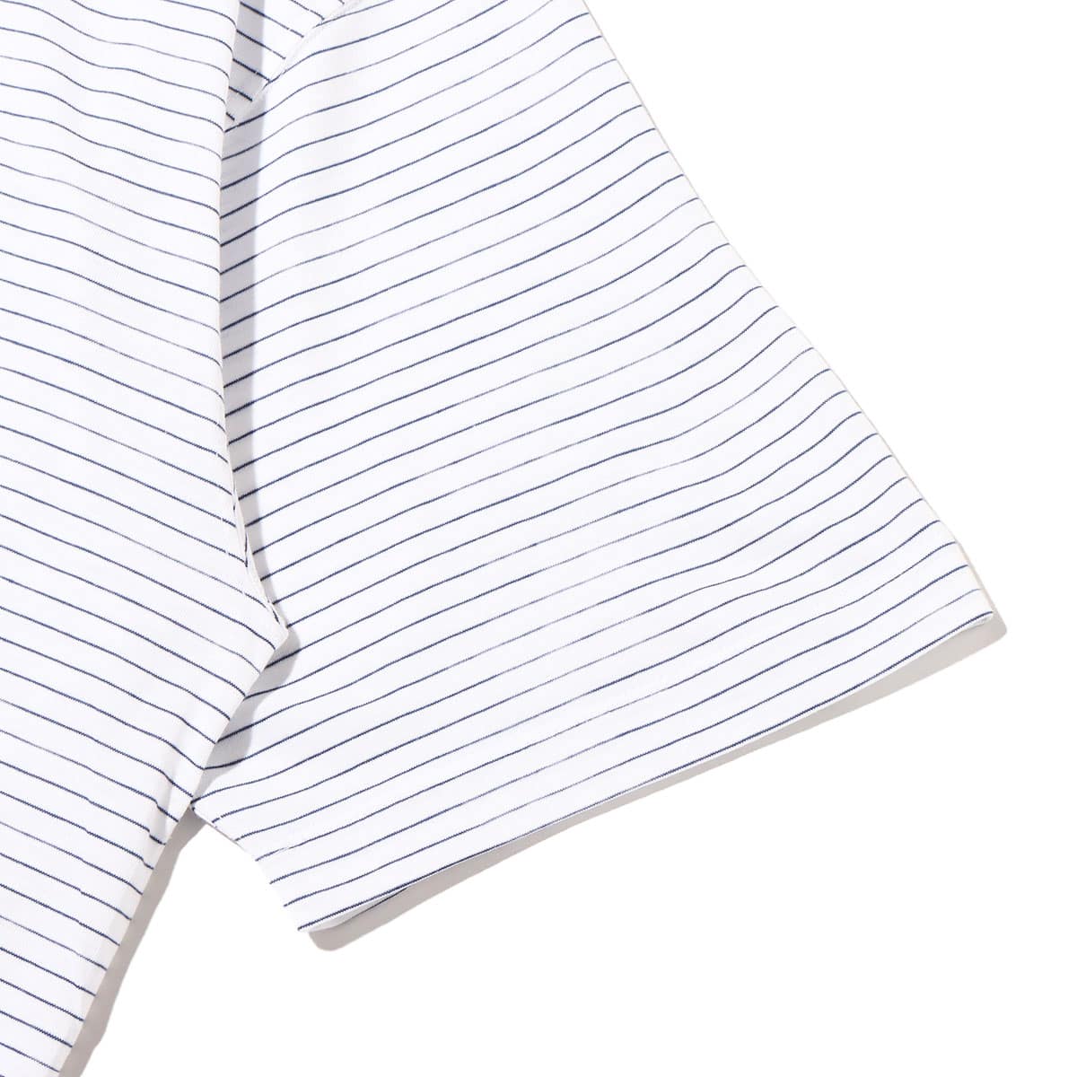 nanamica OOAL KODENSHI Stripe H/S Tee White 23SP-Iの画像