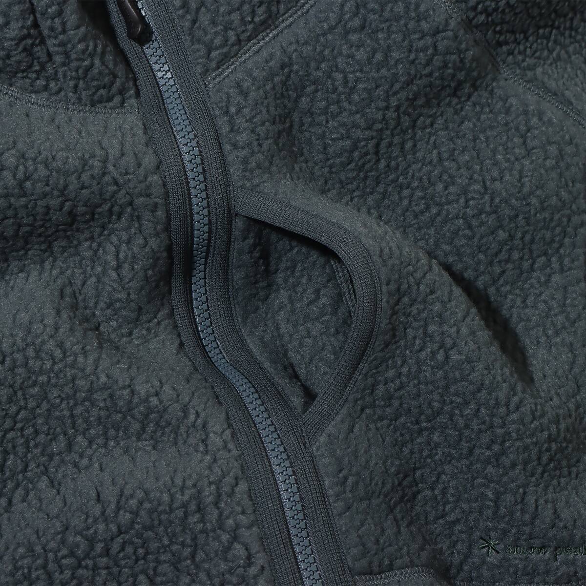 snow peak Thermal Boa Fleece Jacket Forestgreen 22FA-Iの画像