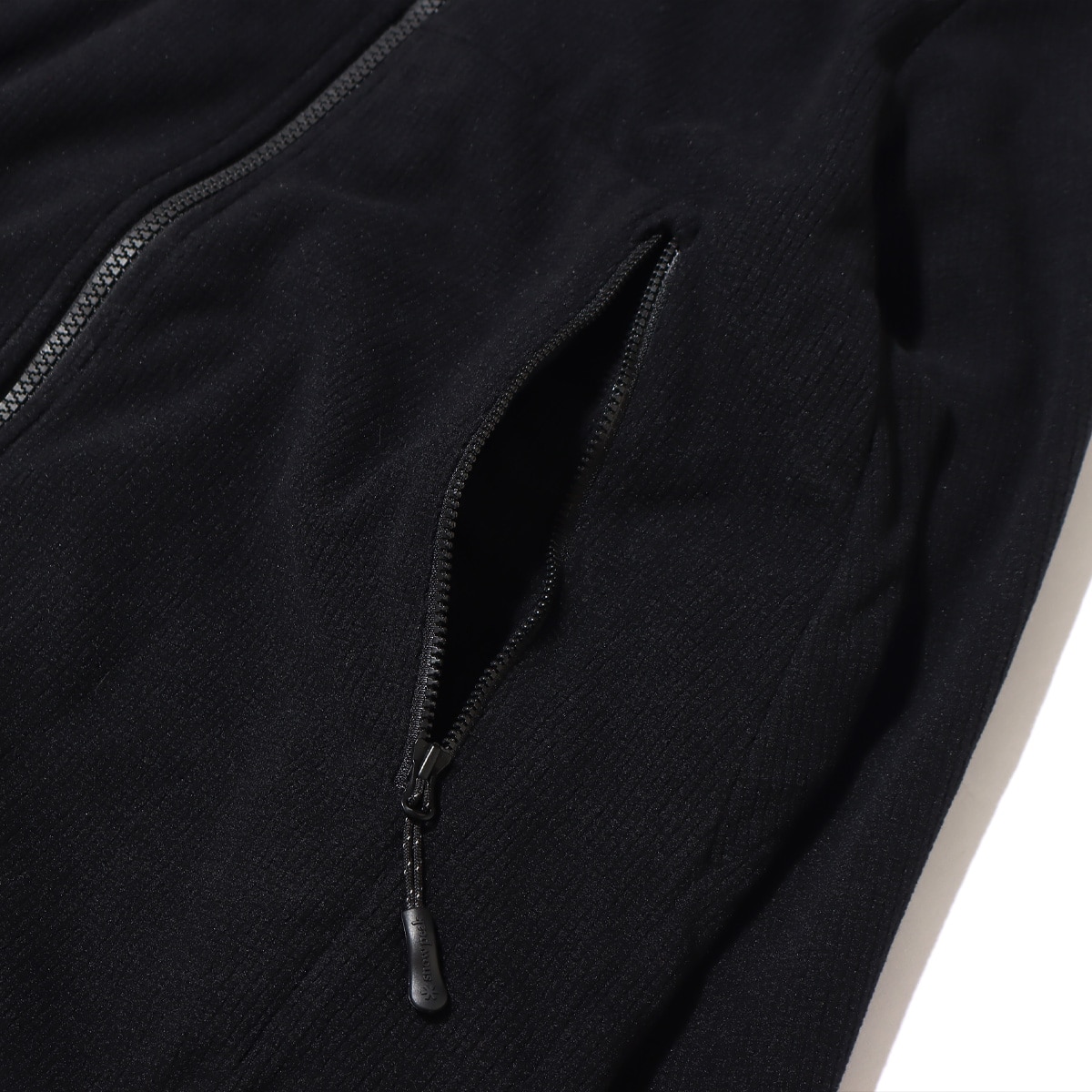 snow peak Grid Fleece Jacket Black 22FA-Iの画像