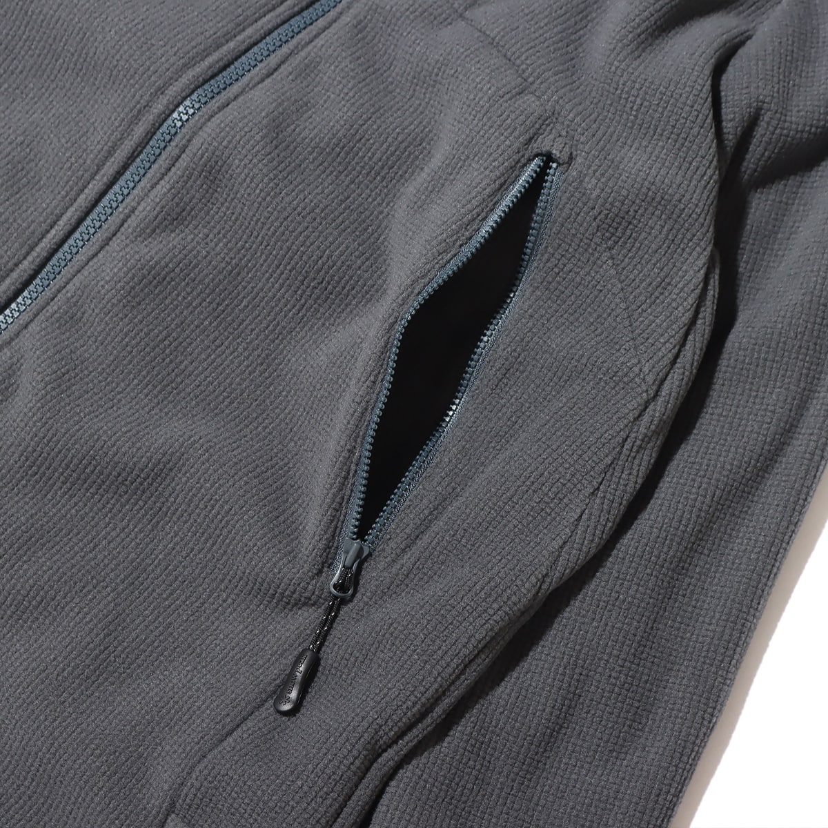 snow peak Grid Fleece Jacket Forestgreen 22FA-Iの画像