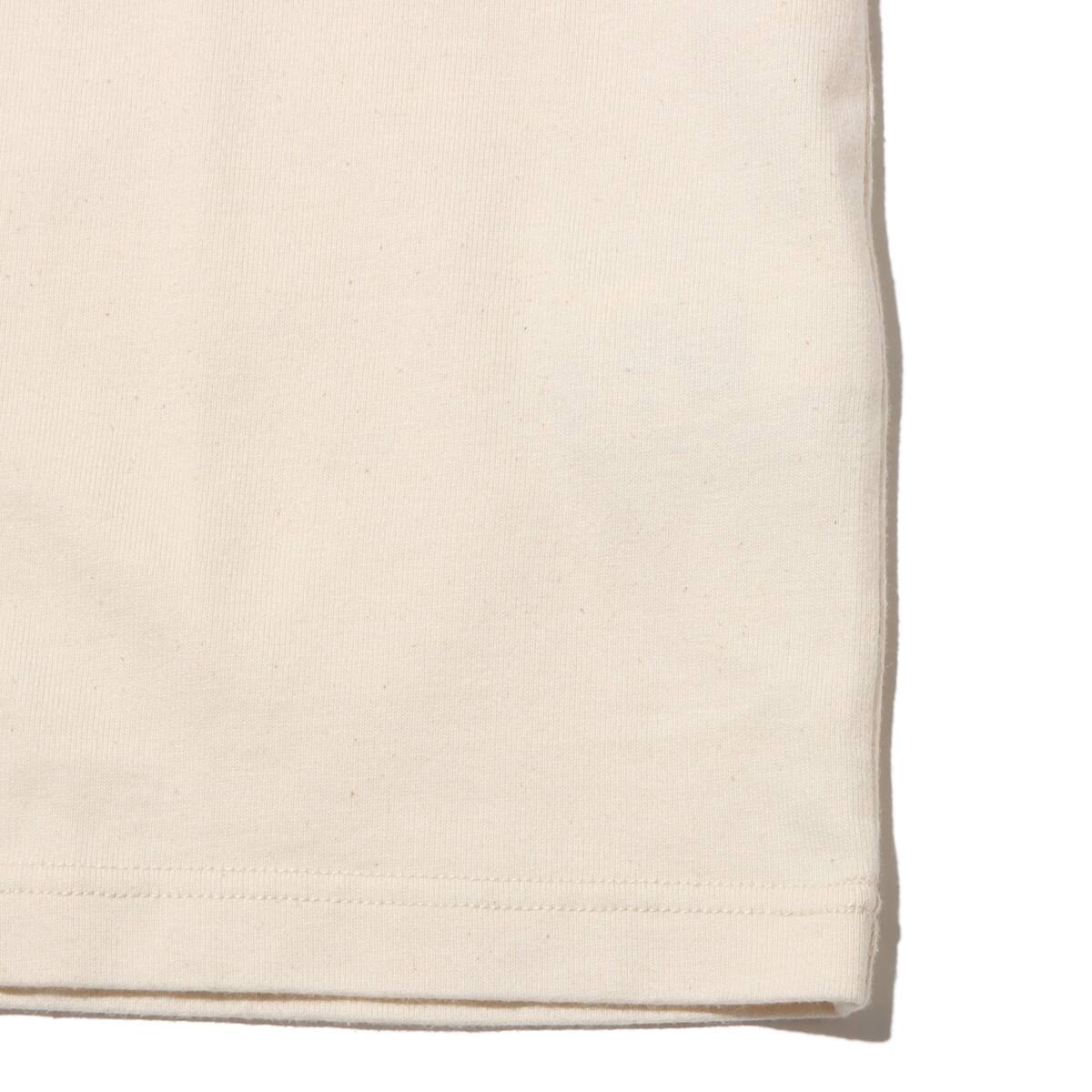 snow peak Recycled Cotton Heavy Mockneck L/S T shirt Ecruの画像