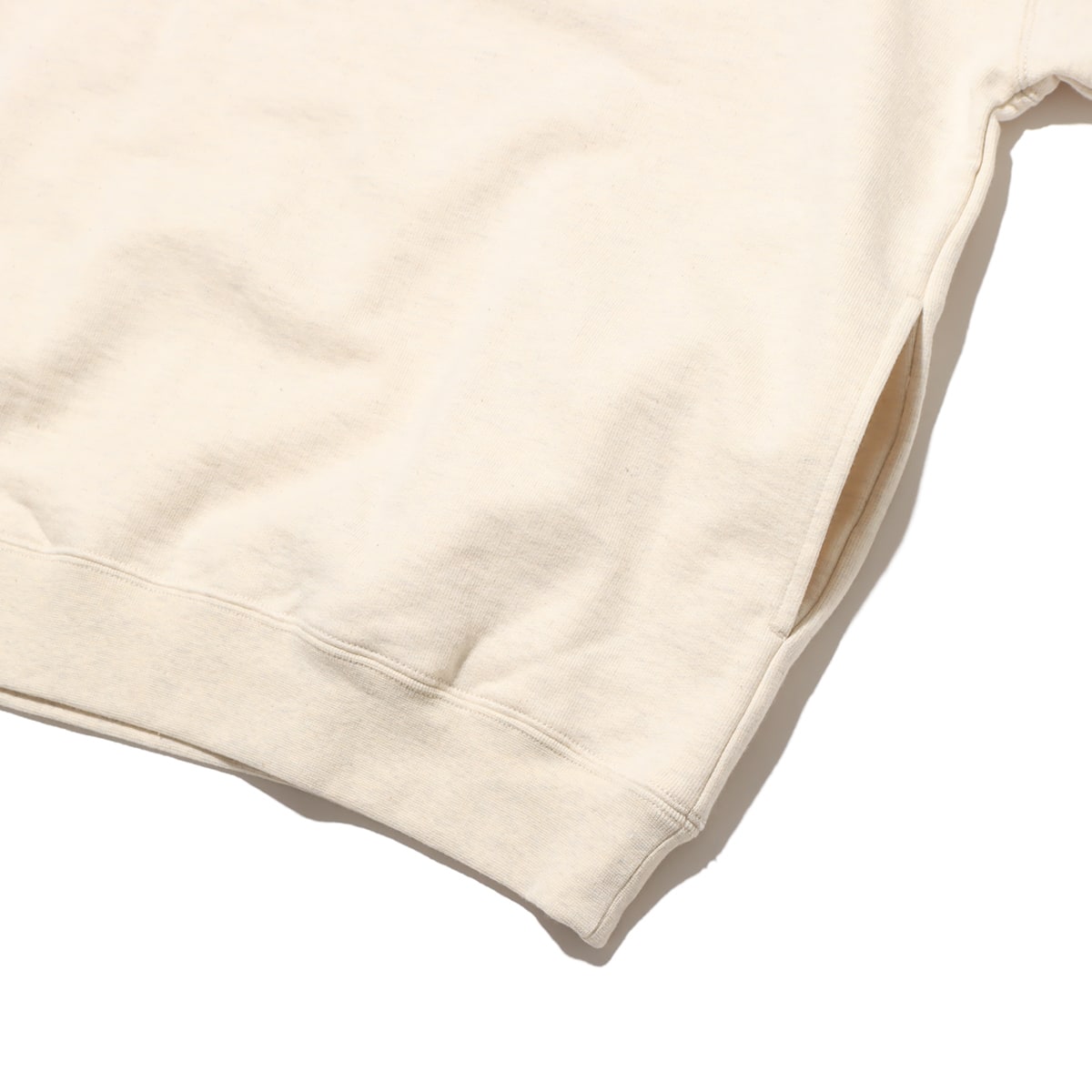 snow peak Recycled Cotton Sweat Crewneck Oatmealの画像