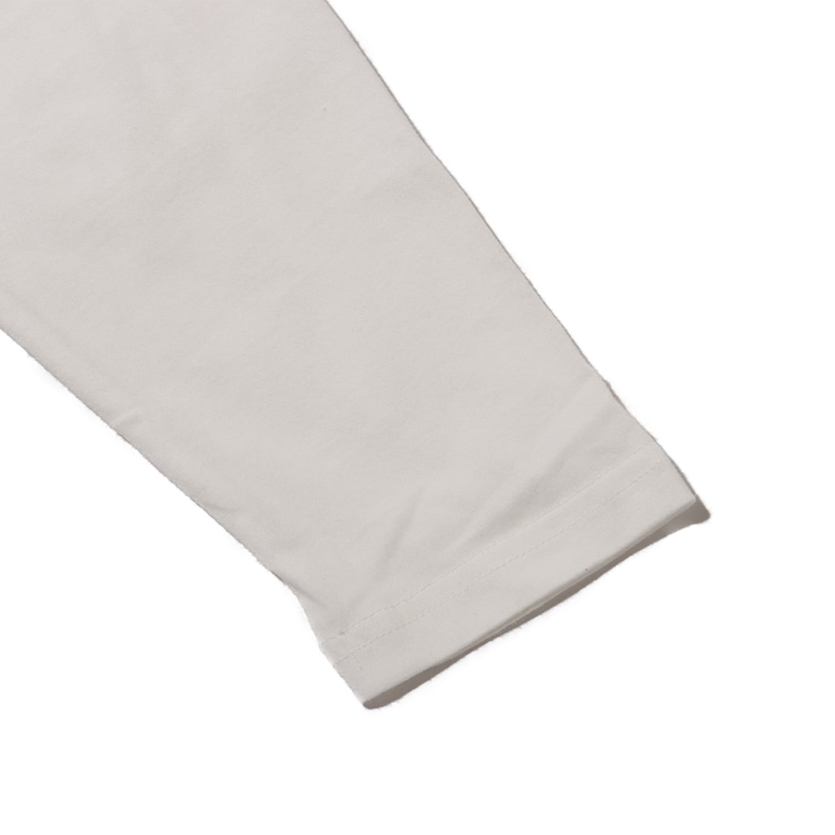 snow peak Soft Cotton Logo Long Sleeve T-Shirt Whiteの画像