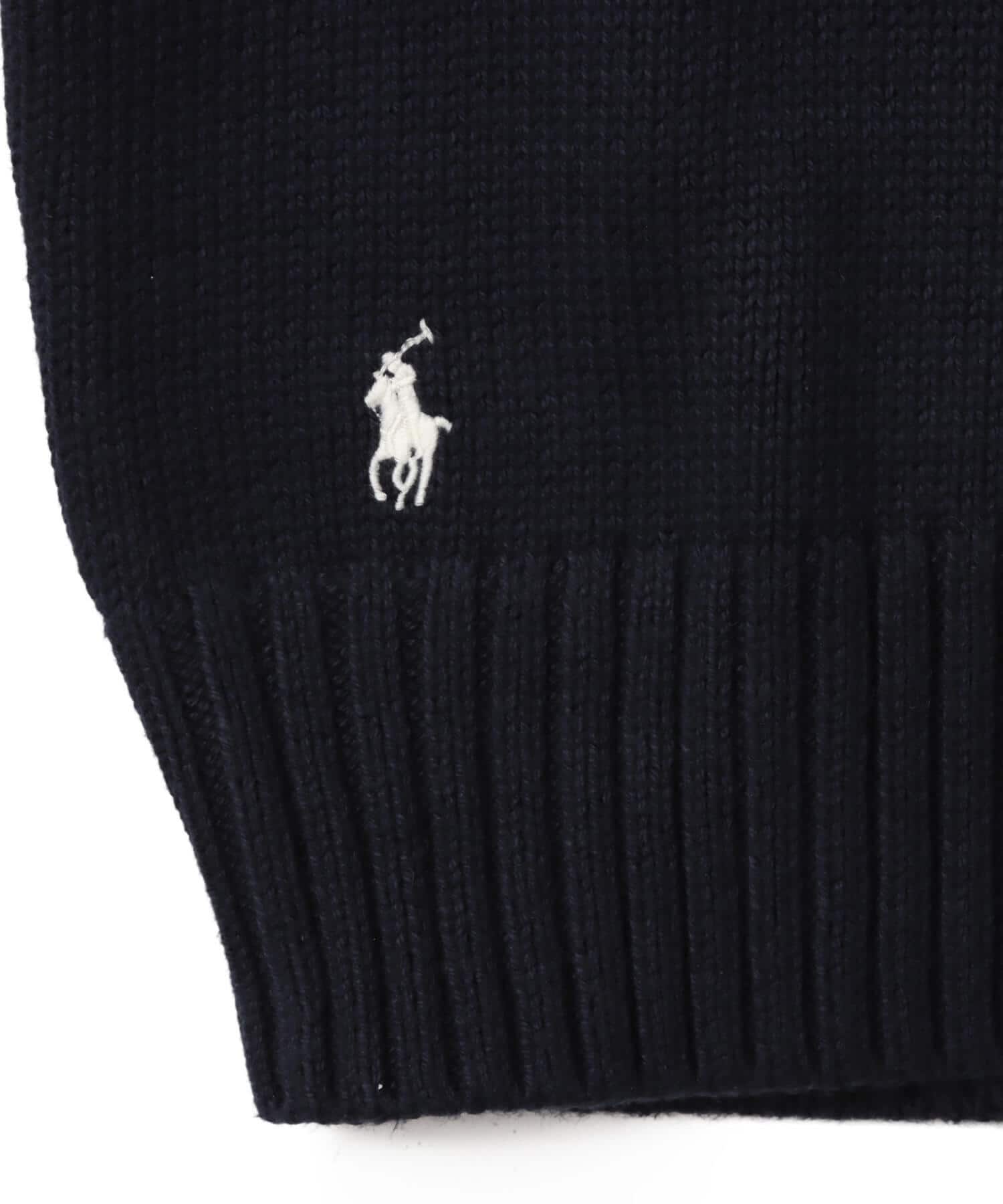POLO RALPH LAUREN BIG FIT 5GG COTTON CREW NECK GRAPHIC SWEATER HUNTER NAVY COMBOの画像