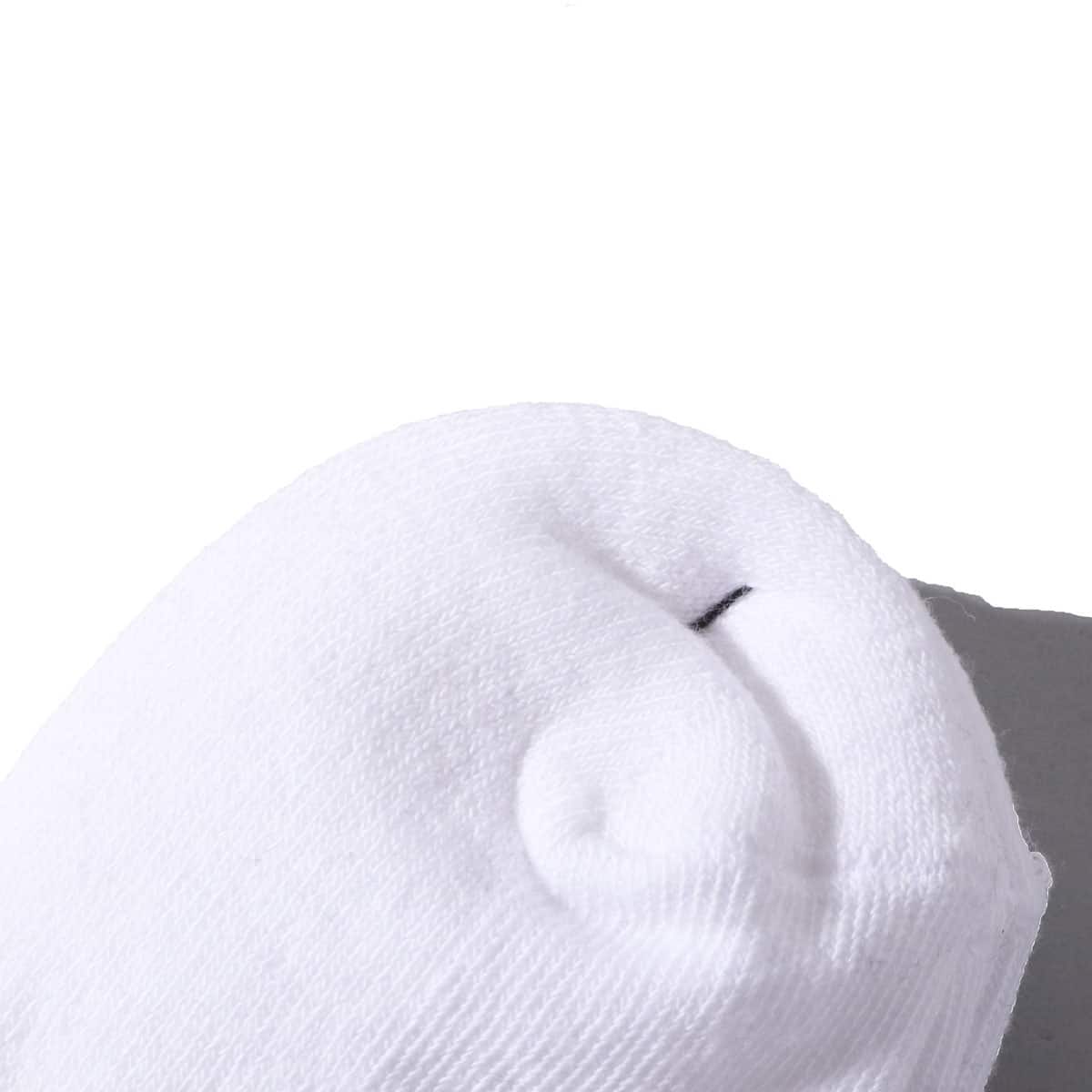 NIKE U NK EVERYDAY CUSH ANKLE 3PR WHITE/BLACKの画像