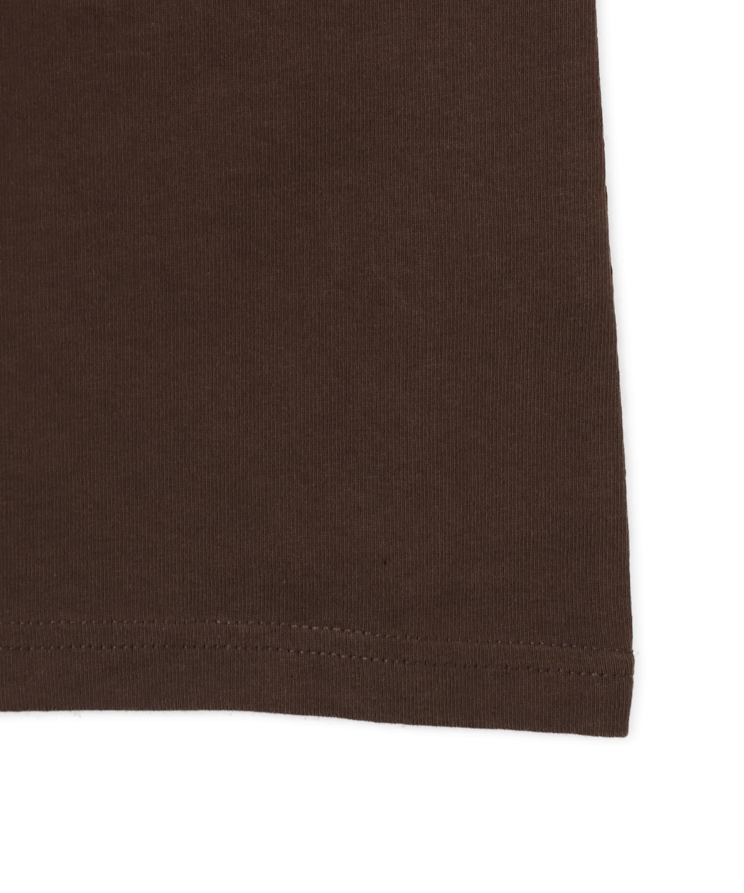 BRAIN DEAD YING YANG RUN T-SHIRT BROWNの画像