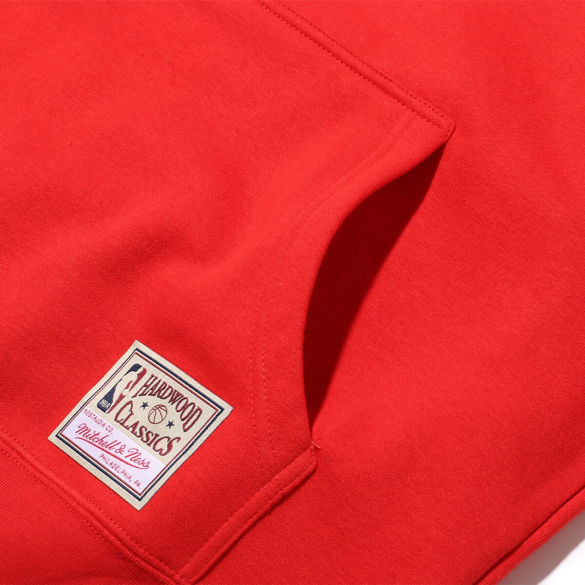 Mitchell & Ness TATS CRU BRICK HOODIE CBU RED 23FW-Iの画像