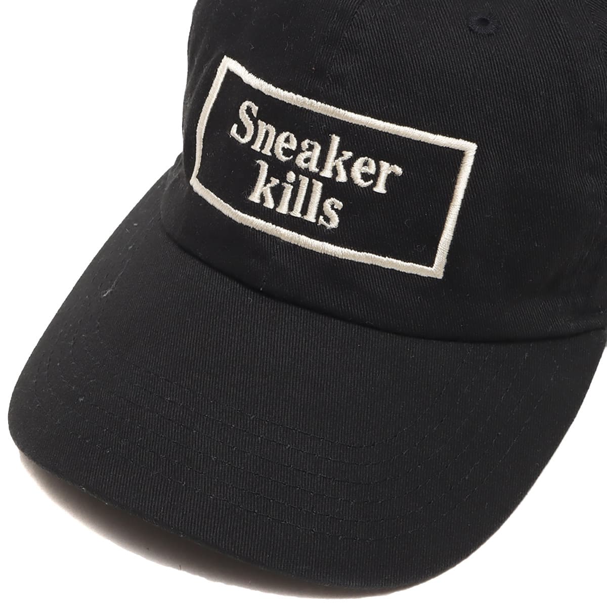 THE NETWORK BUSINESS × FR2 SNEAKER KILLS 6 PANEL CAP BLACK 21HO-I