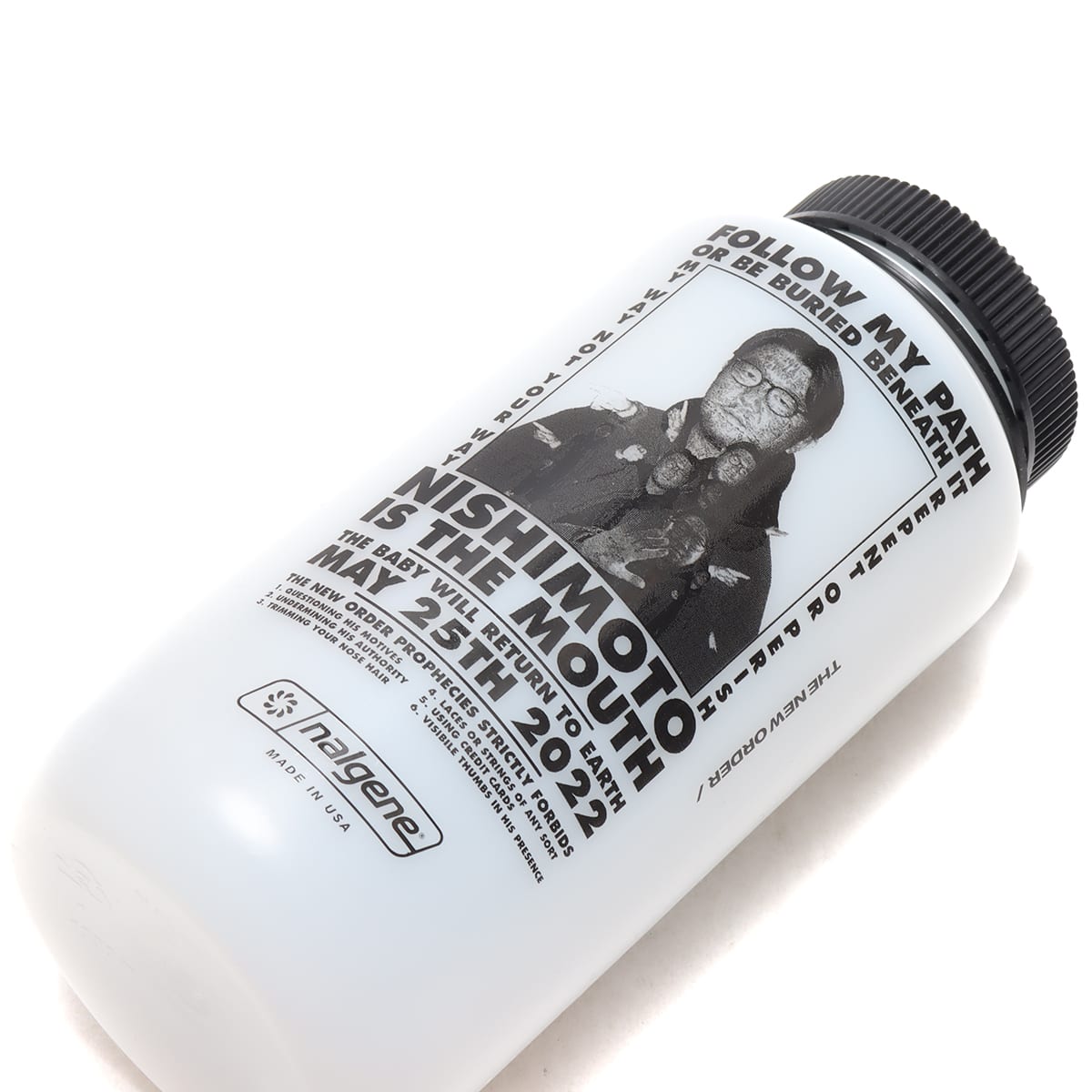 THE NEW ORDER NISHIMOTO IS THE MOUTH WATER BOTTLE WHITE 21SP-Iの画像