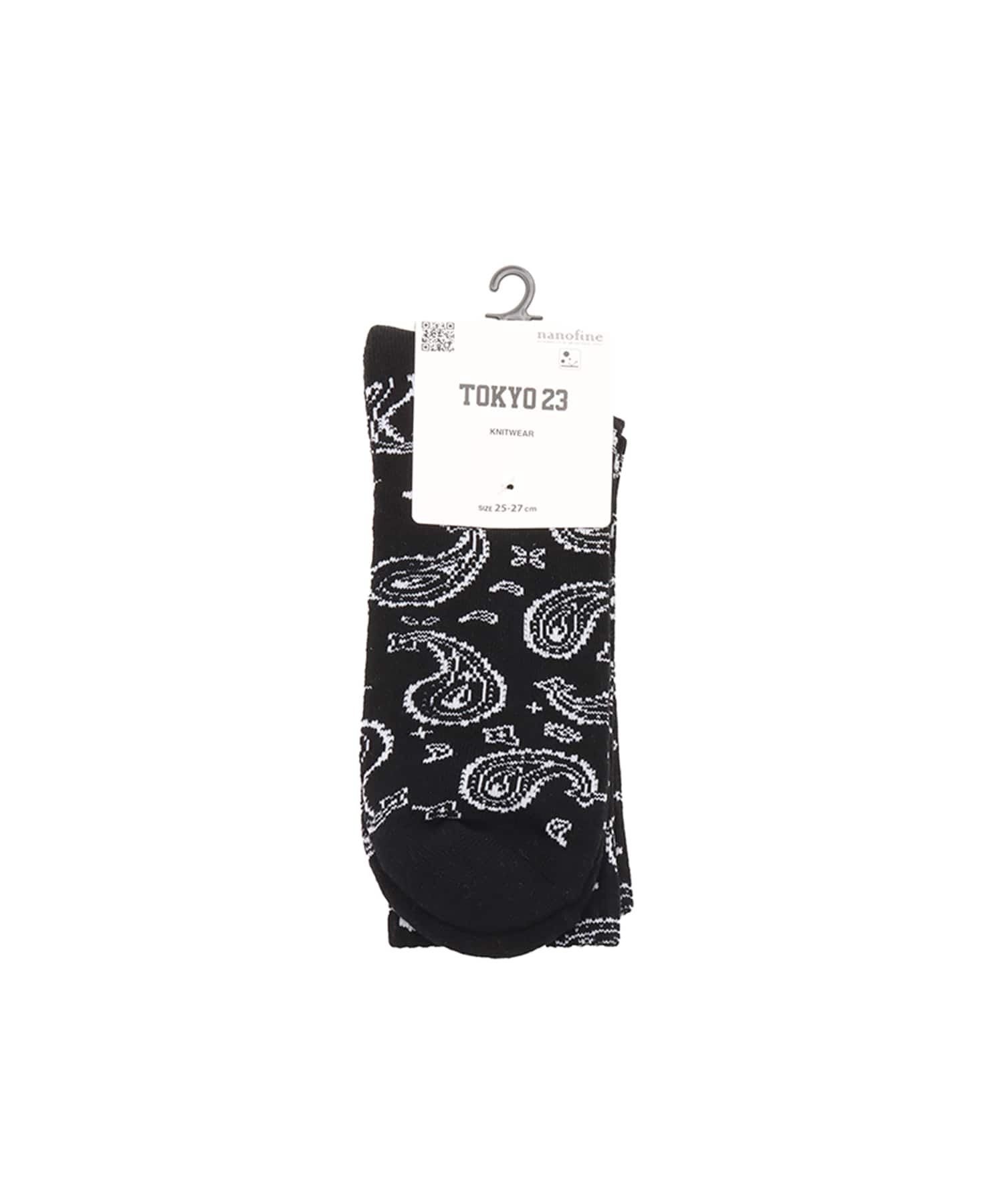 TOKYO 23 Paisley Socks BLACKの画像