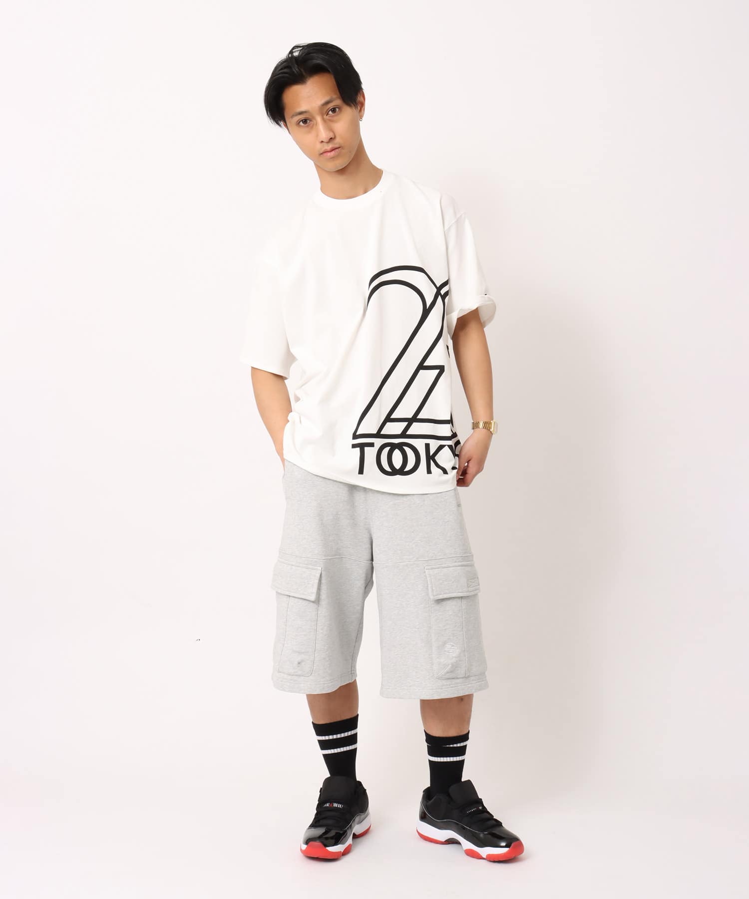 TOKYO 23 Sweat Cargo Short Pants GRAYの画像