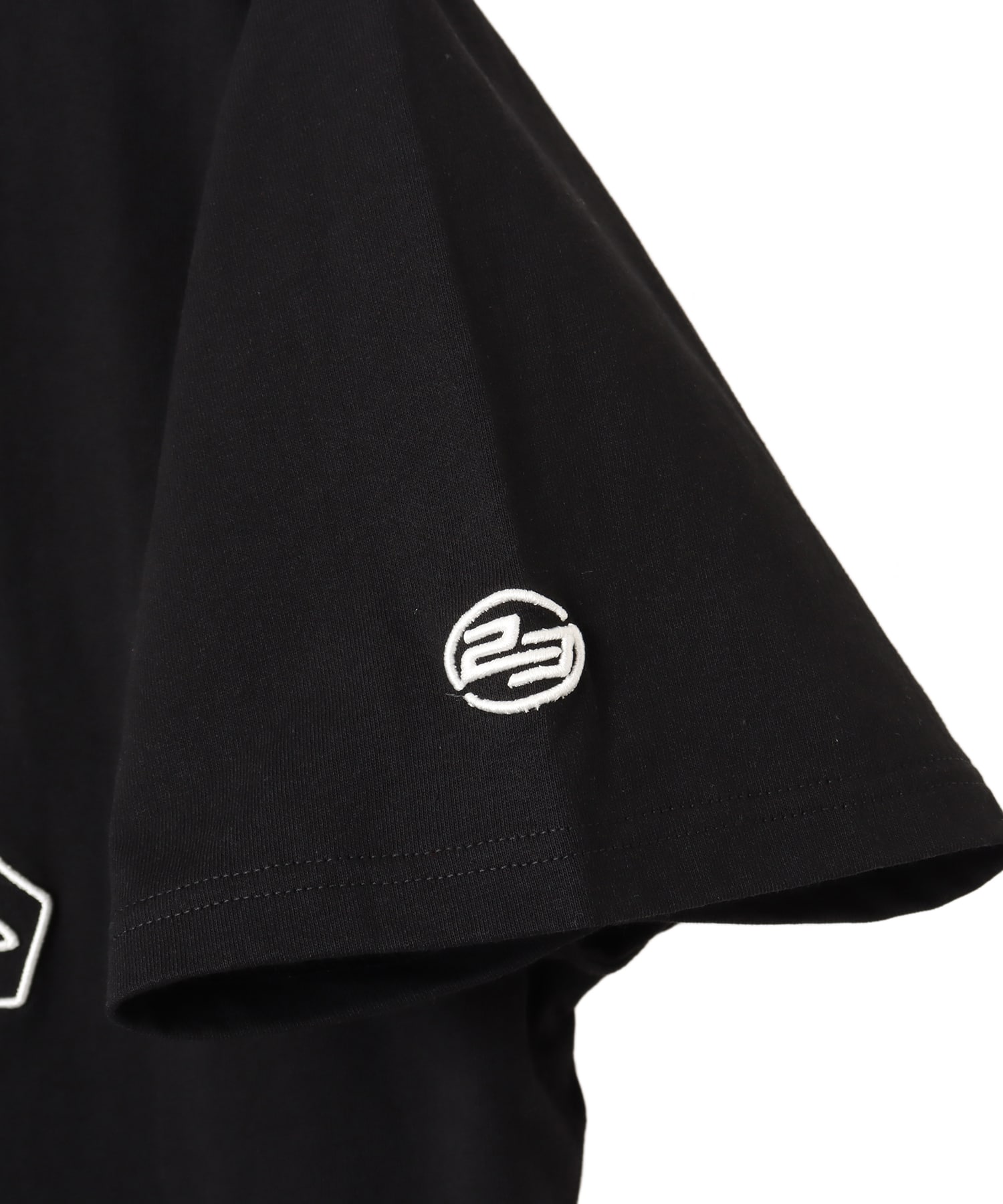 TOKYO 23 Embroidery Simple Logo T-shirt BLACKの画像