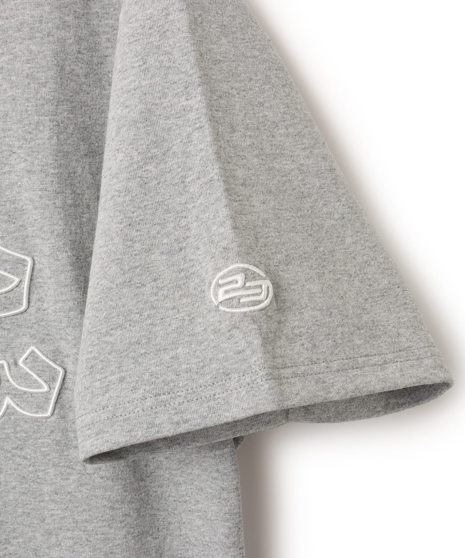 TOKYO 23 Embroidery Simple Logo T-shirt GRAYの画像
