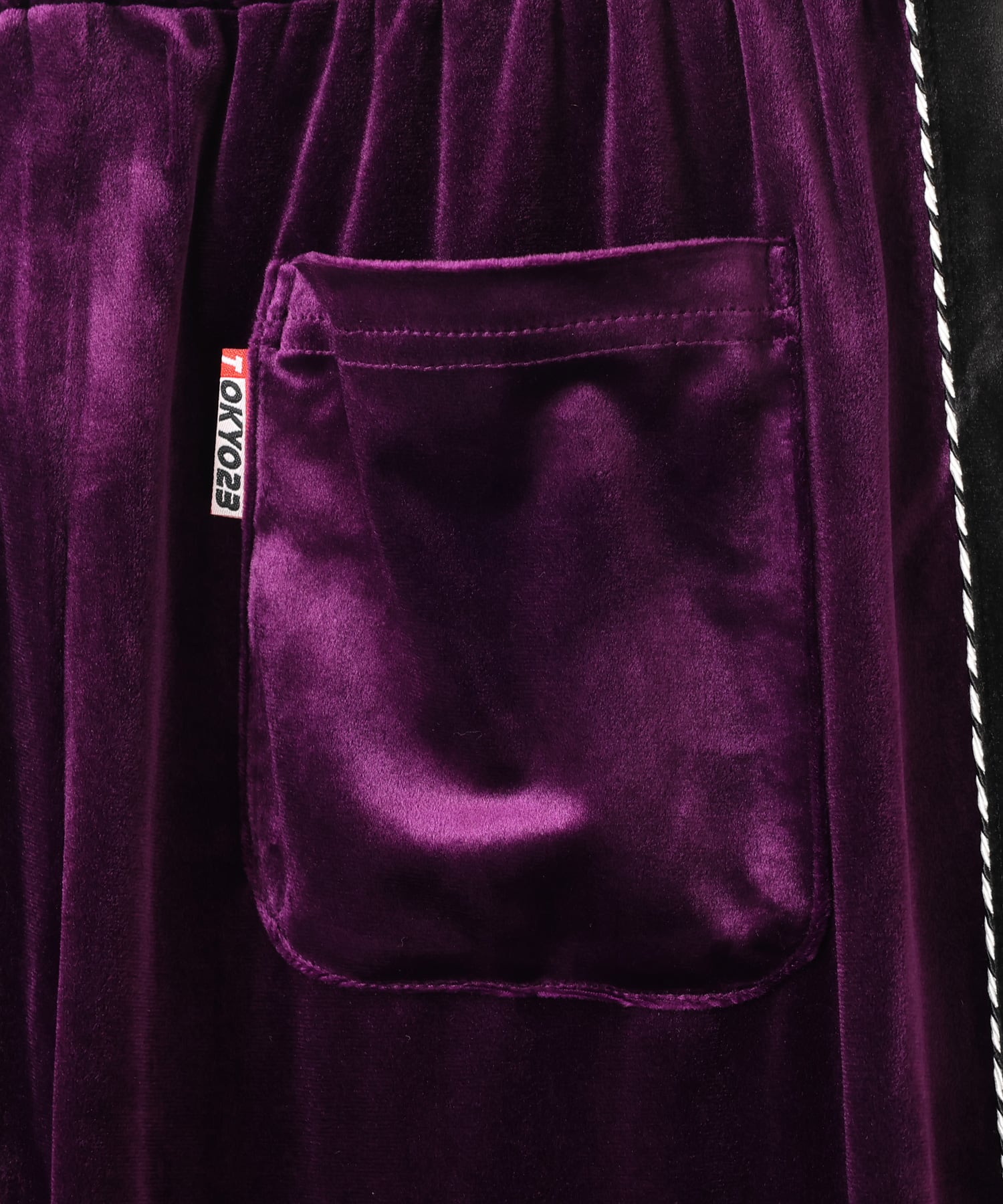 TOKYO 23 Velour Pants PURPLEの画像